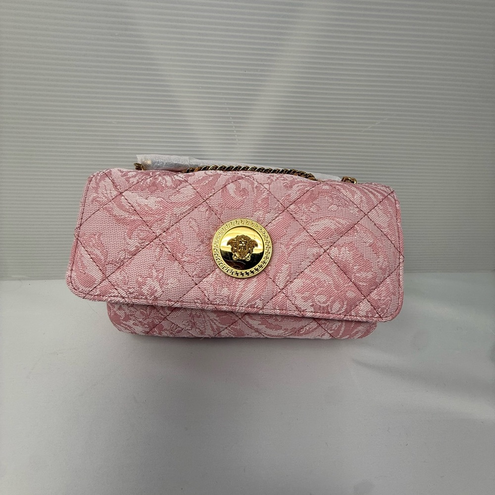Elegant Pink Quilted Women's Bag